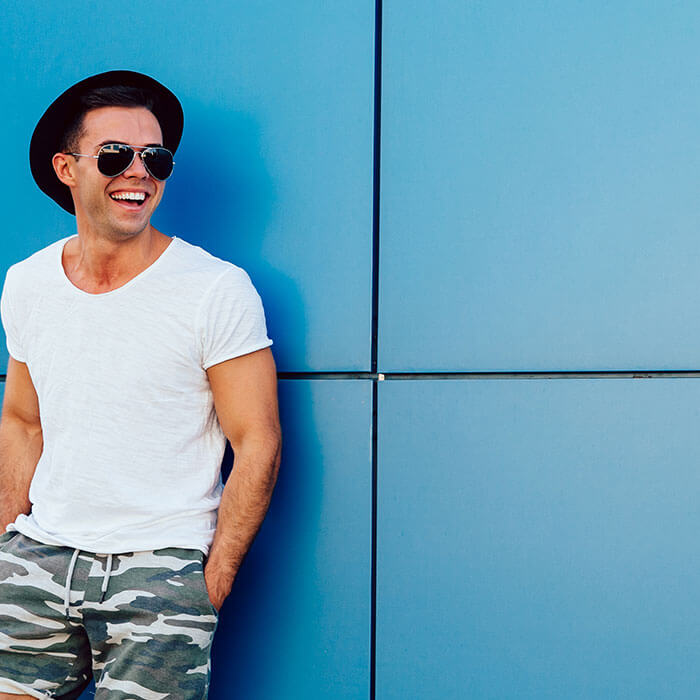 men fashion simple style